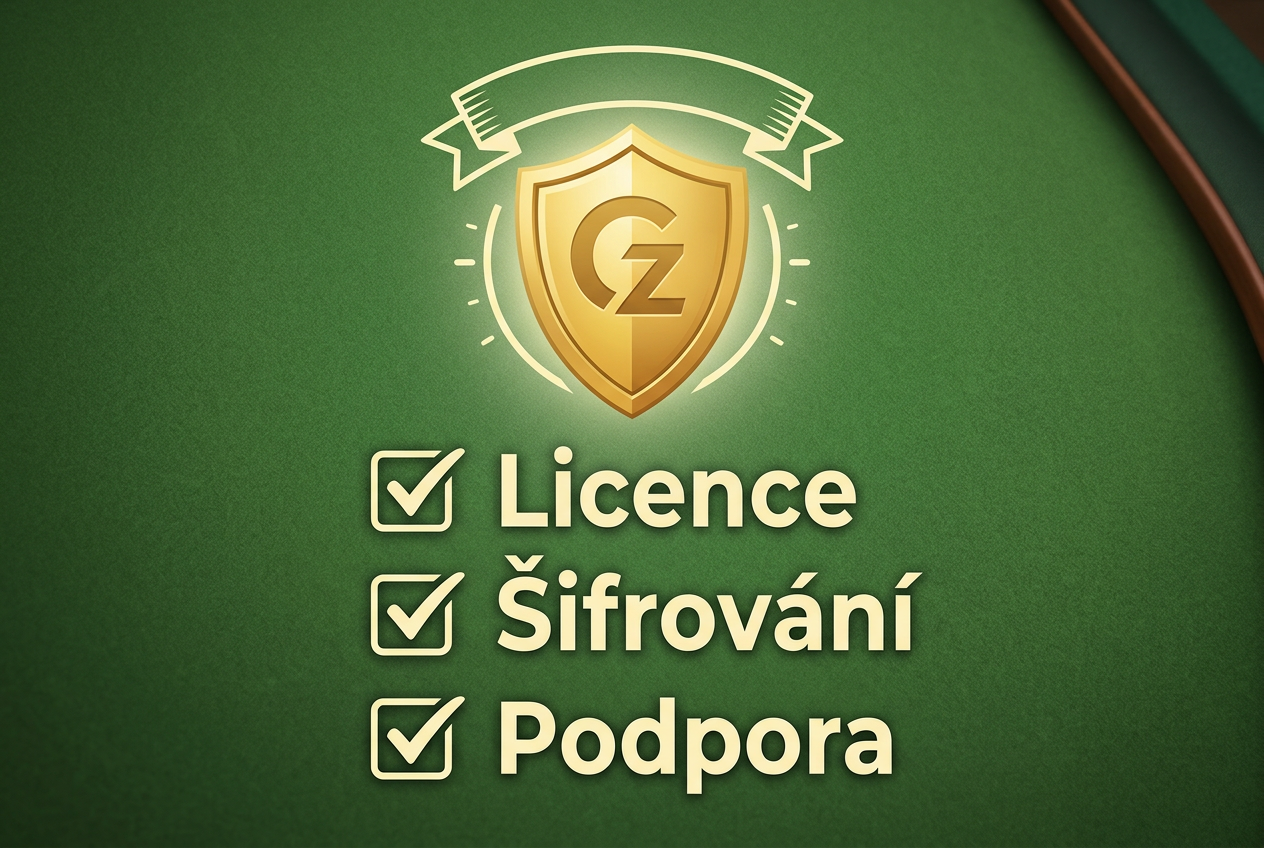 Infografika bezpečnosti v online kasinu